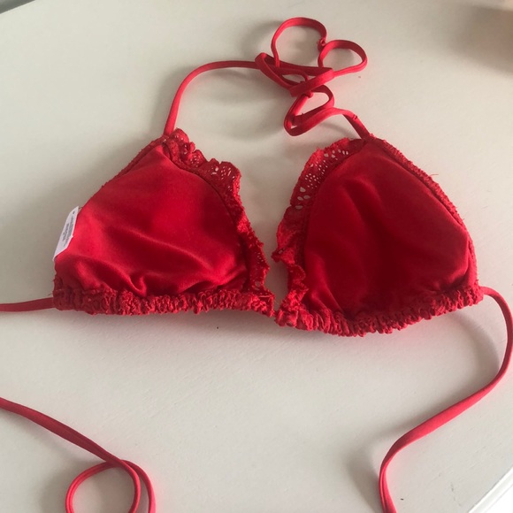 Red Triangle Bikini - Picture 3 of 4